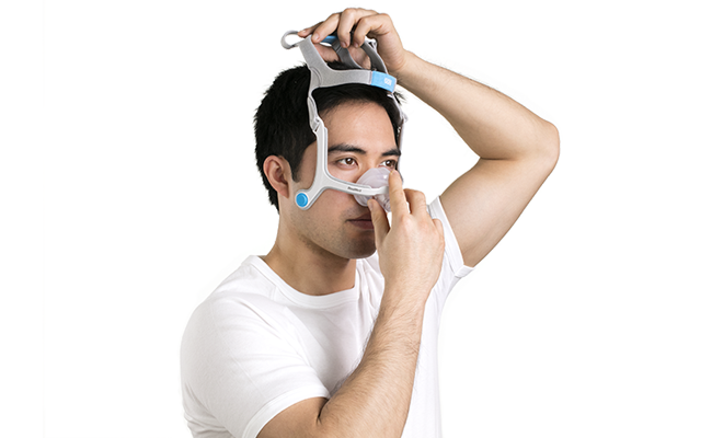Nosní masky pro léčbu přetlakem a plicní ventilaci